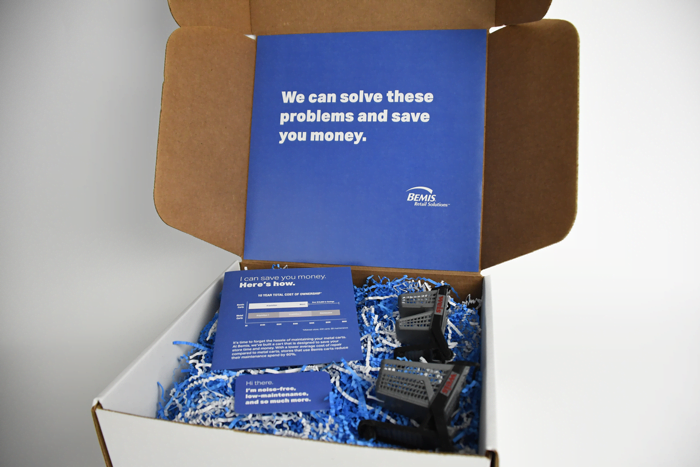 Bemis Manufacturing targeted campaign box