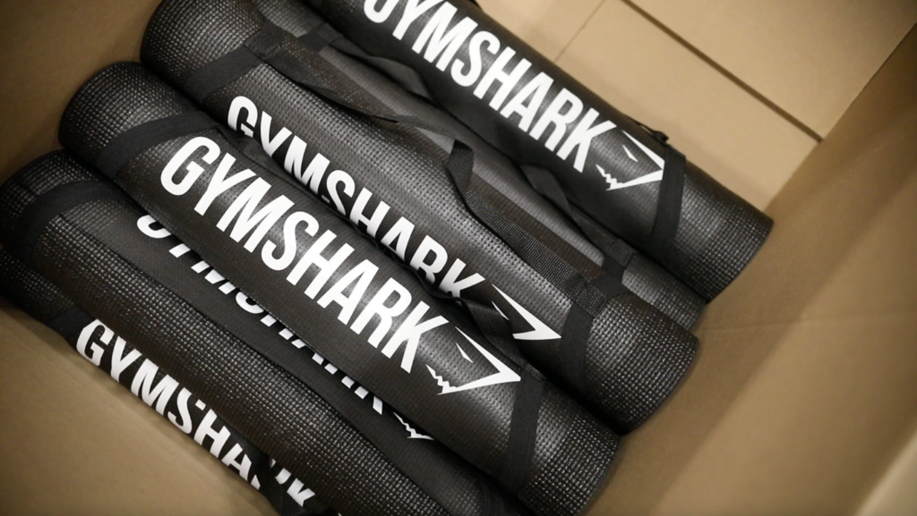 Gymshark x Champs retail display