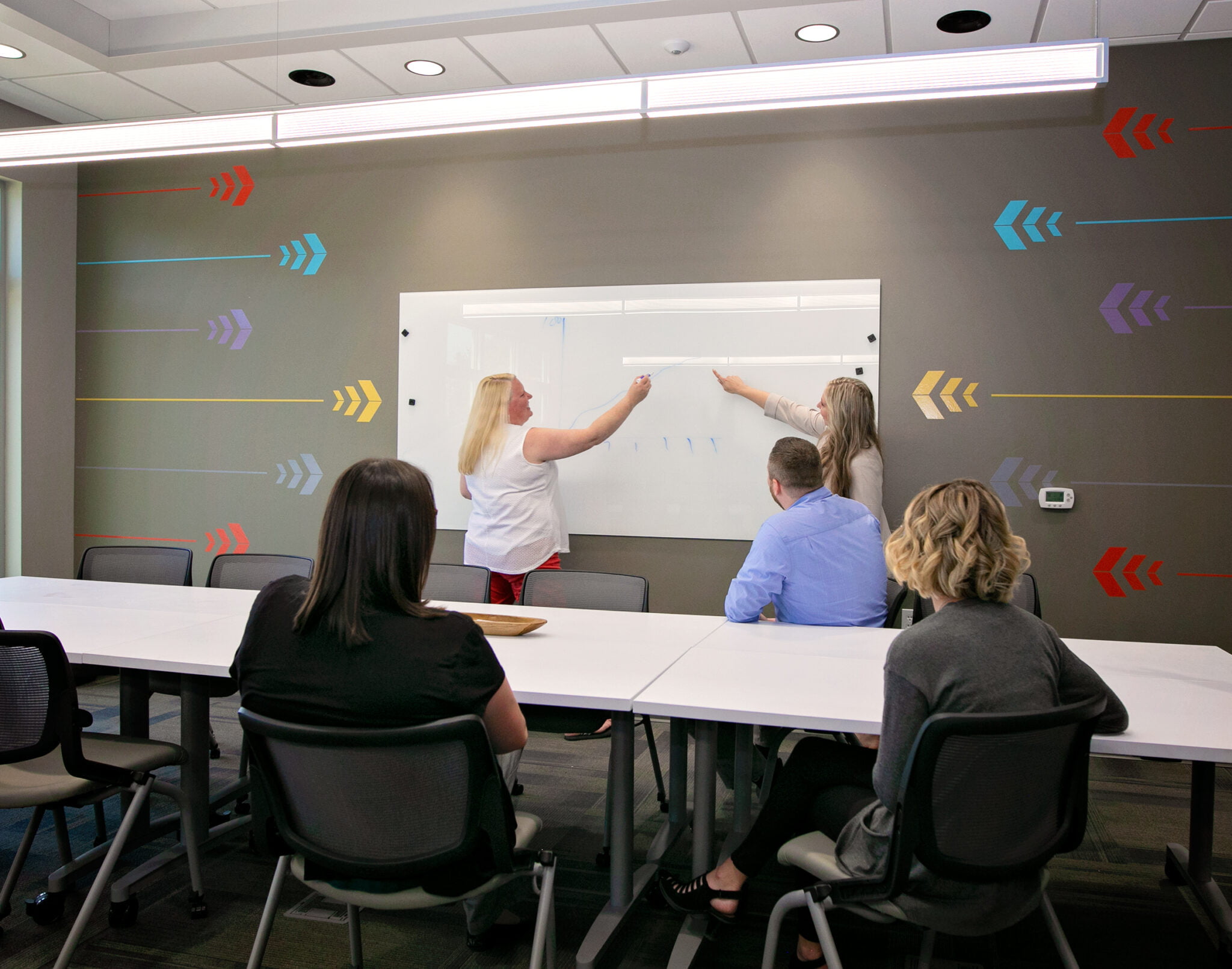 Huberty team working