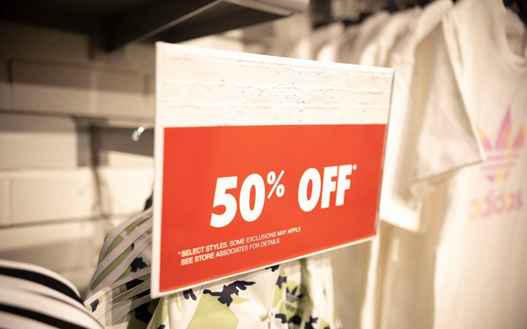 50% off sign
