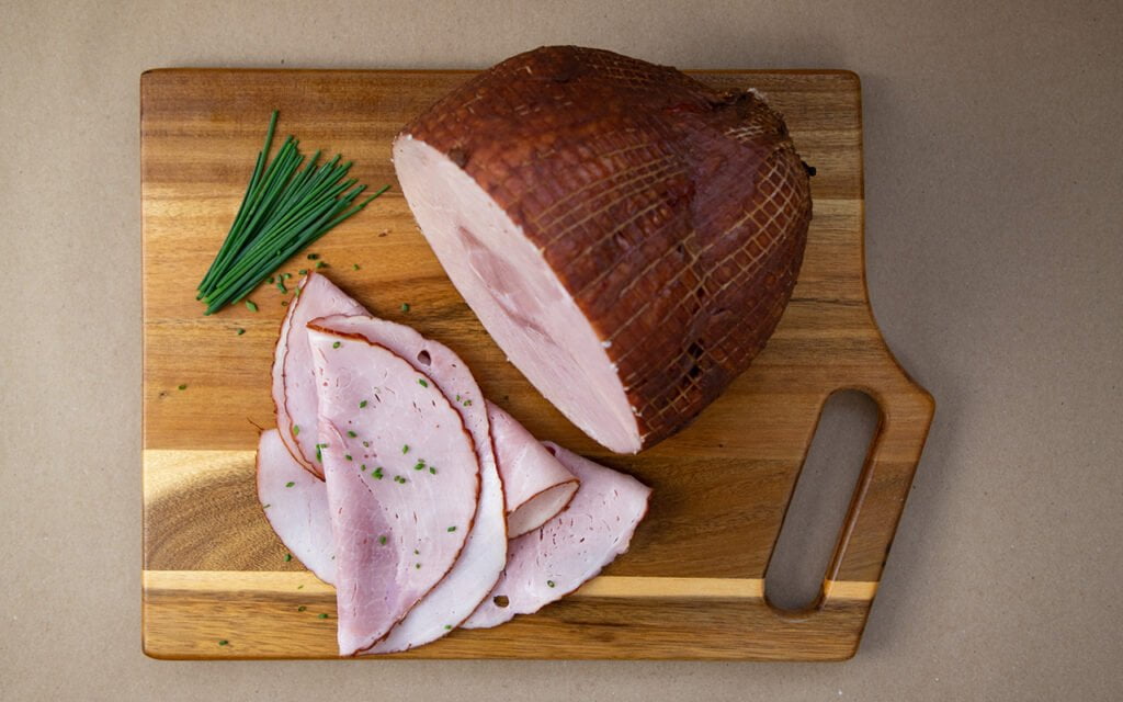 Meet on cutting board