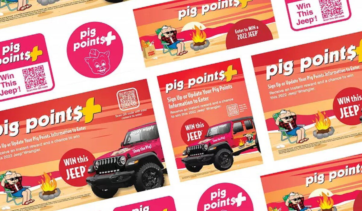 Piggly Wiggly giveaway collateral