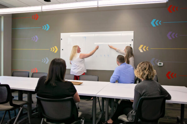 Huberty team working