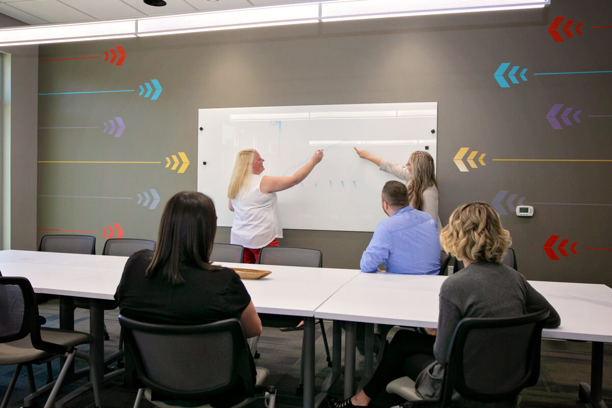 Huberty team working