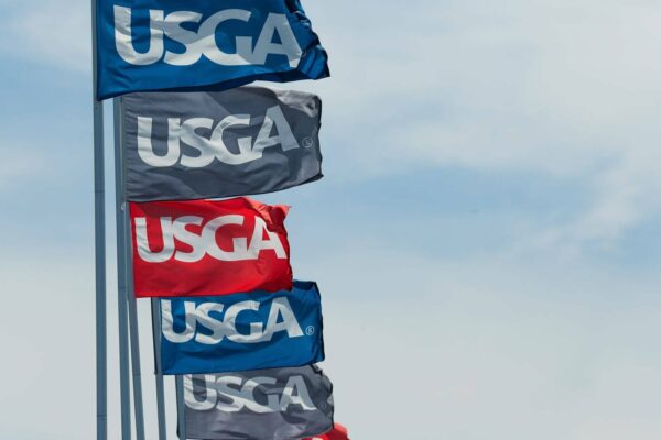 USGA golf event flags