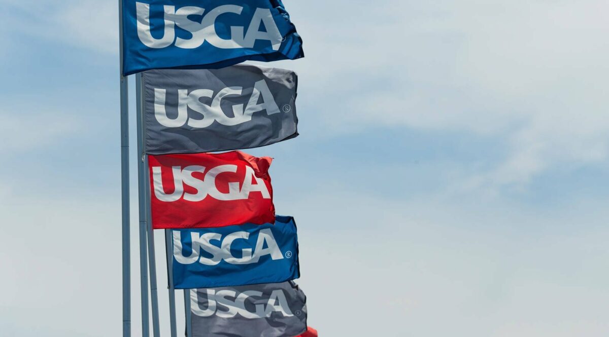 USGA golf event flags